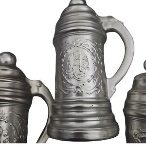 Vintage Avon Tribute After Shave Bottle Lot of 3 Beer Stein Style 8 oz...